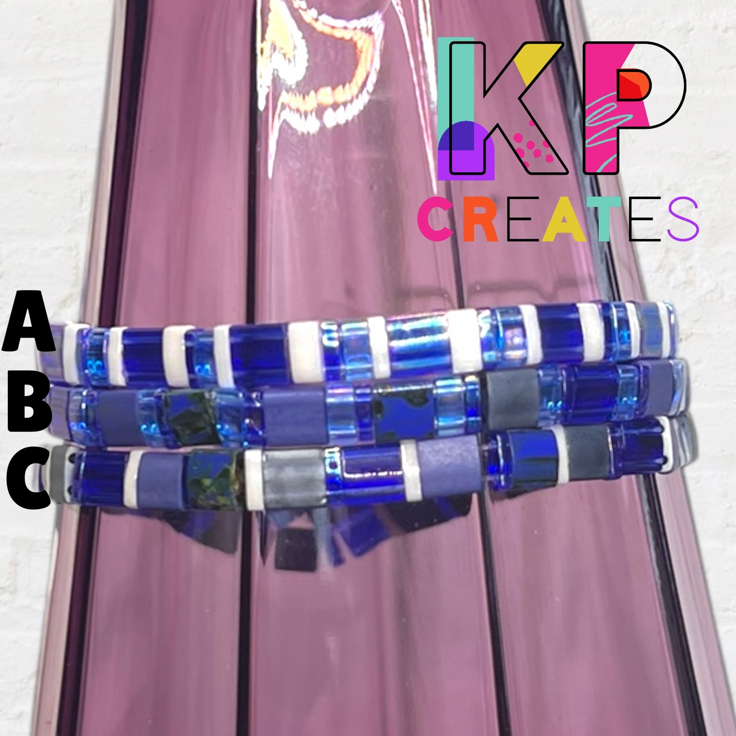Over the Rainbow Tila Bead Bracelet
