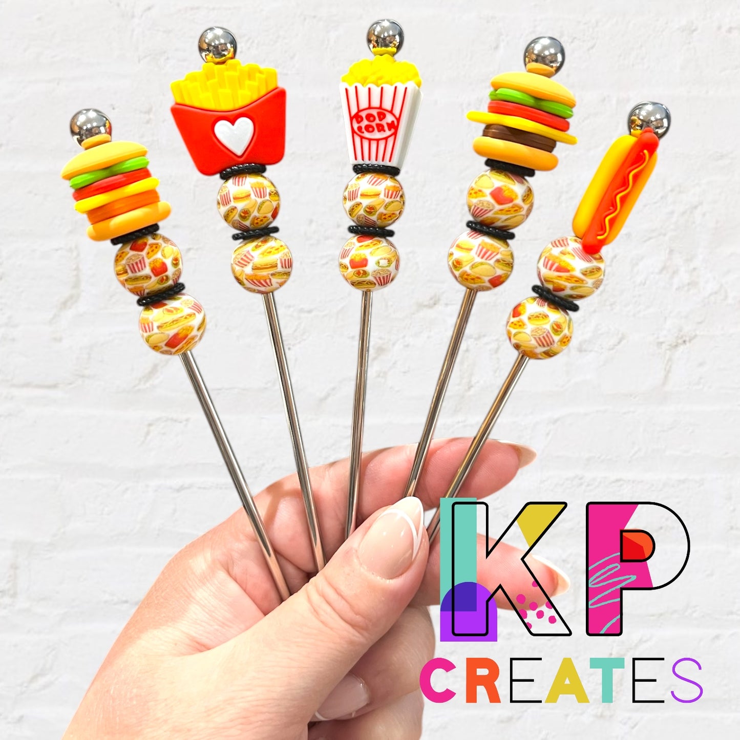 Fast Food Beaded Drink Stirrer