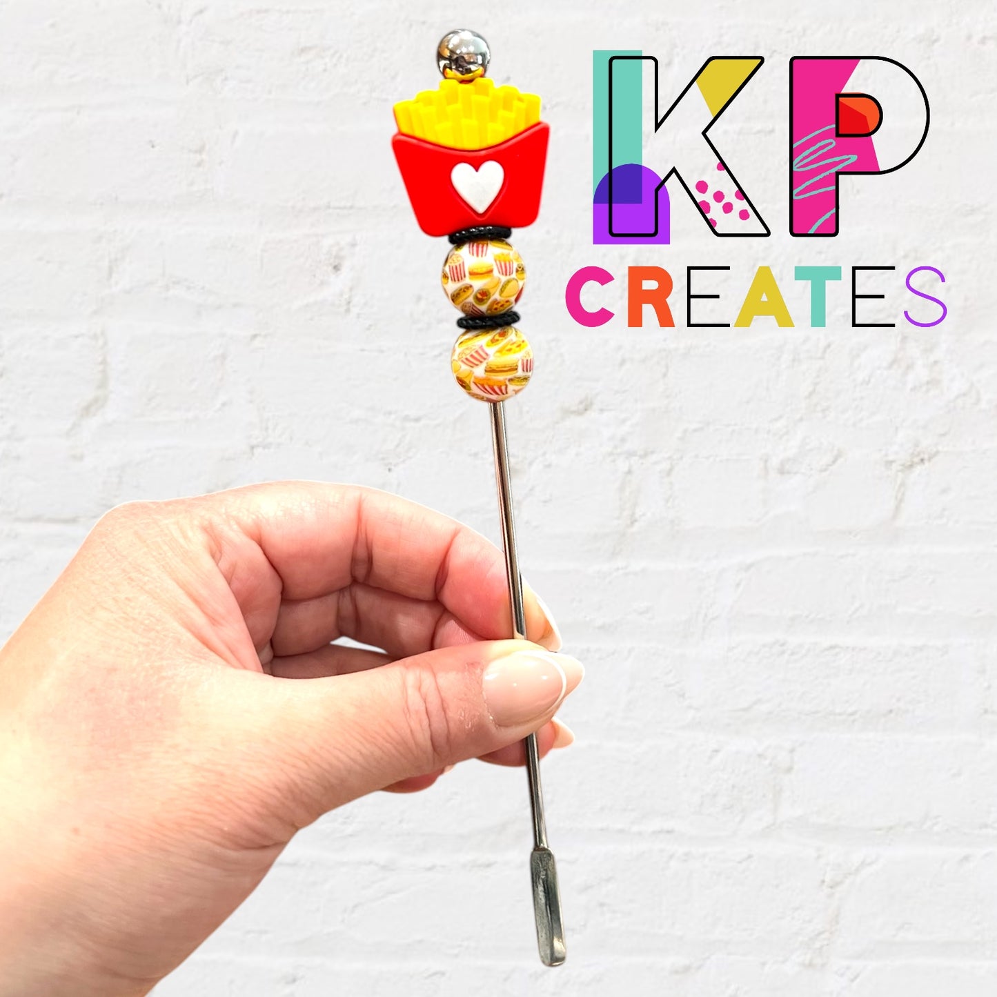 Fast Food Beaded Drink Stirrer