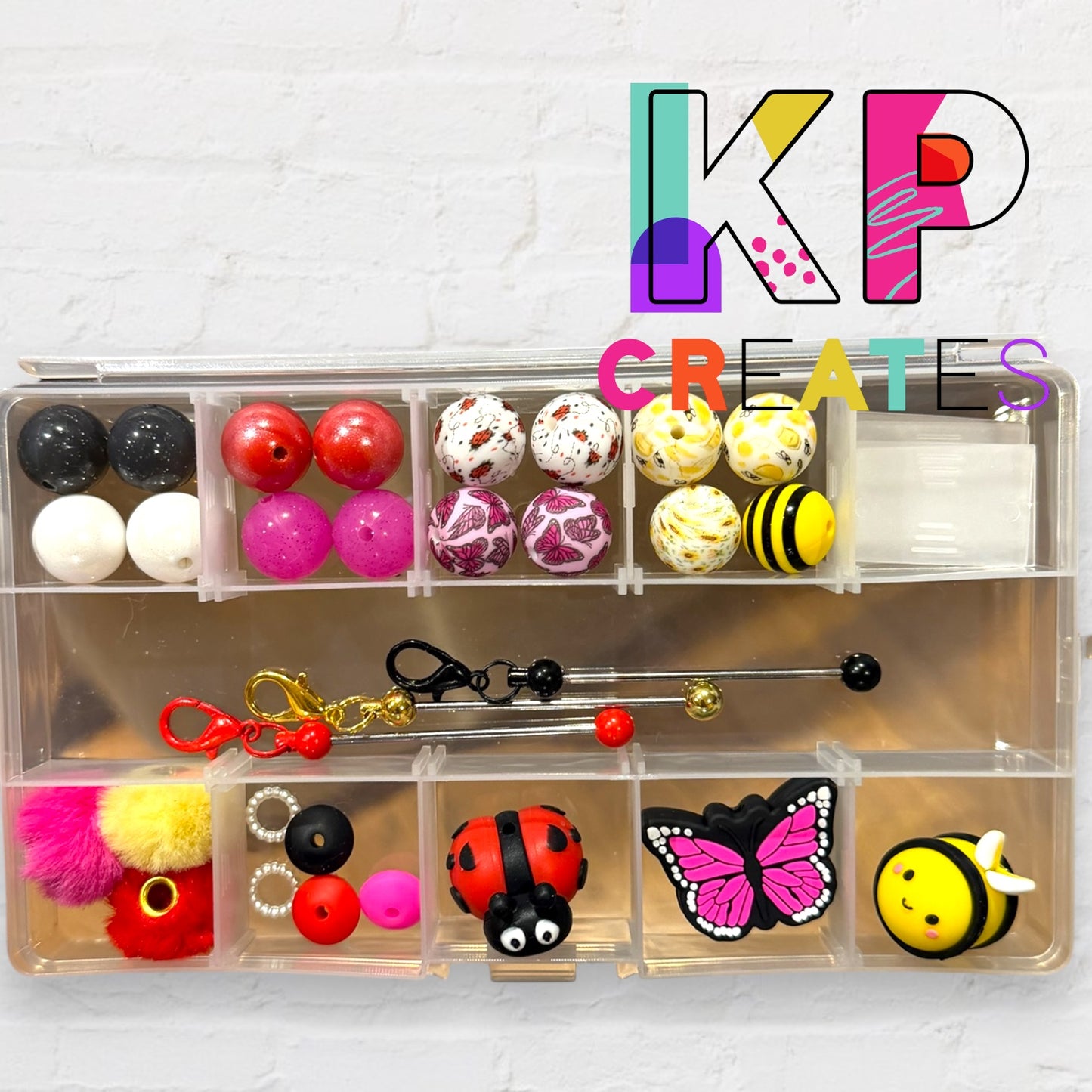 Cute Bugs DIY Beaded Zipper Pull/Charm Kit