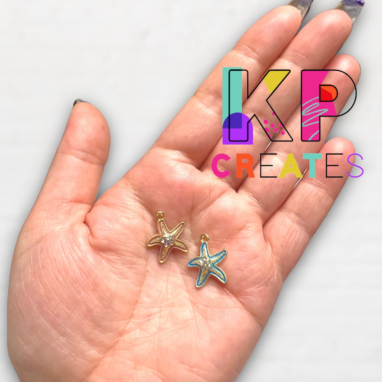 Starfish Enamel Charm
