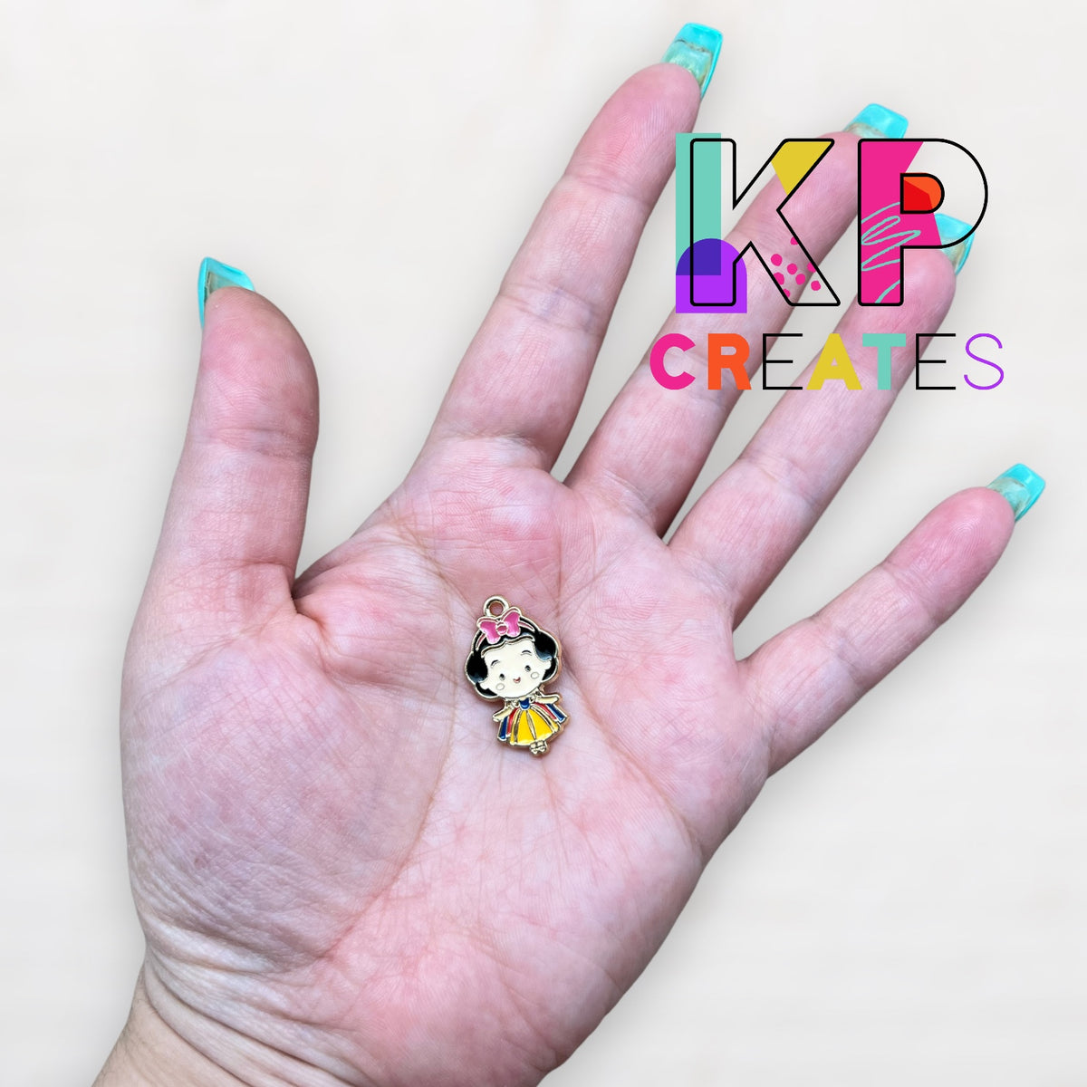 Princess Snow White Enamel Charm