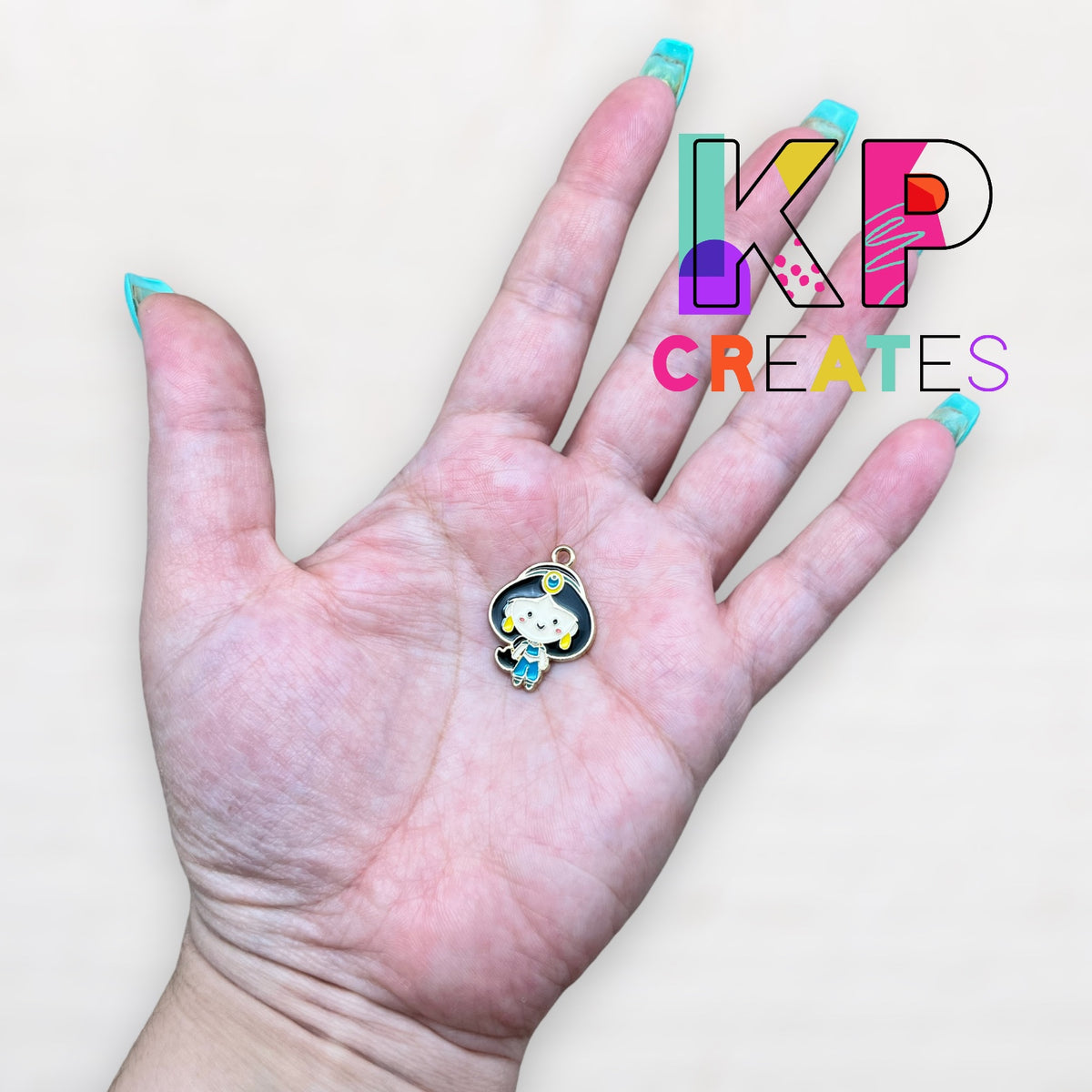 Princess Jasmine Enamel Charm