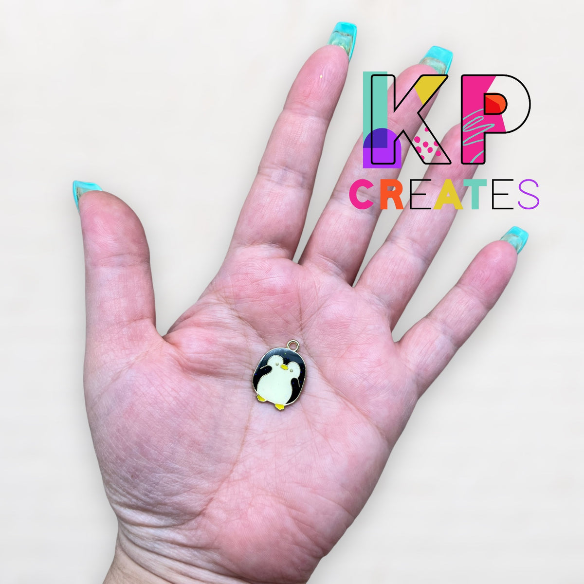 Penguin Enamel Charm