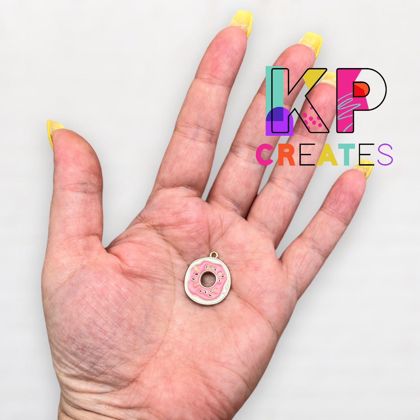 Donut Enamel Charm