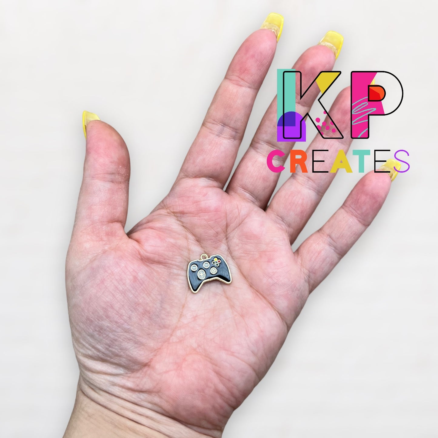 Game Controller Enamel Charm