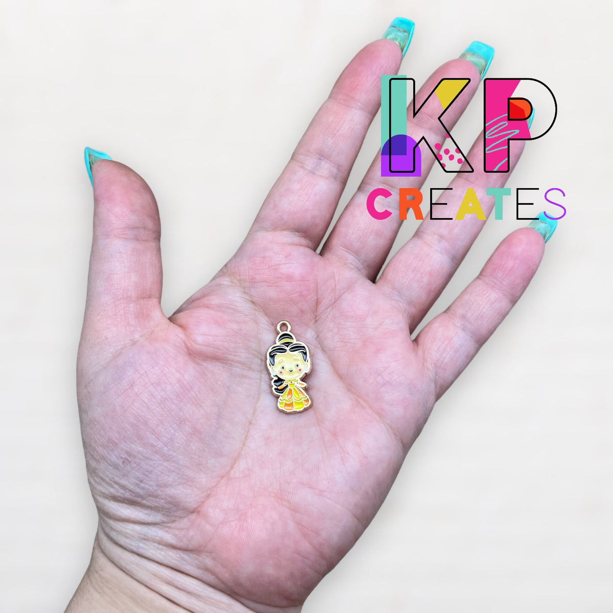 Princess Beauty Enamel Charm