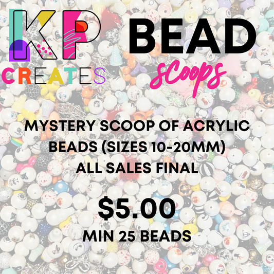 Mystery Acrylic Bead Scoops