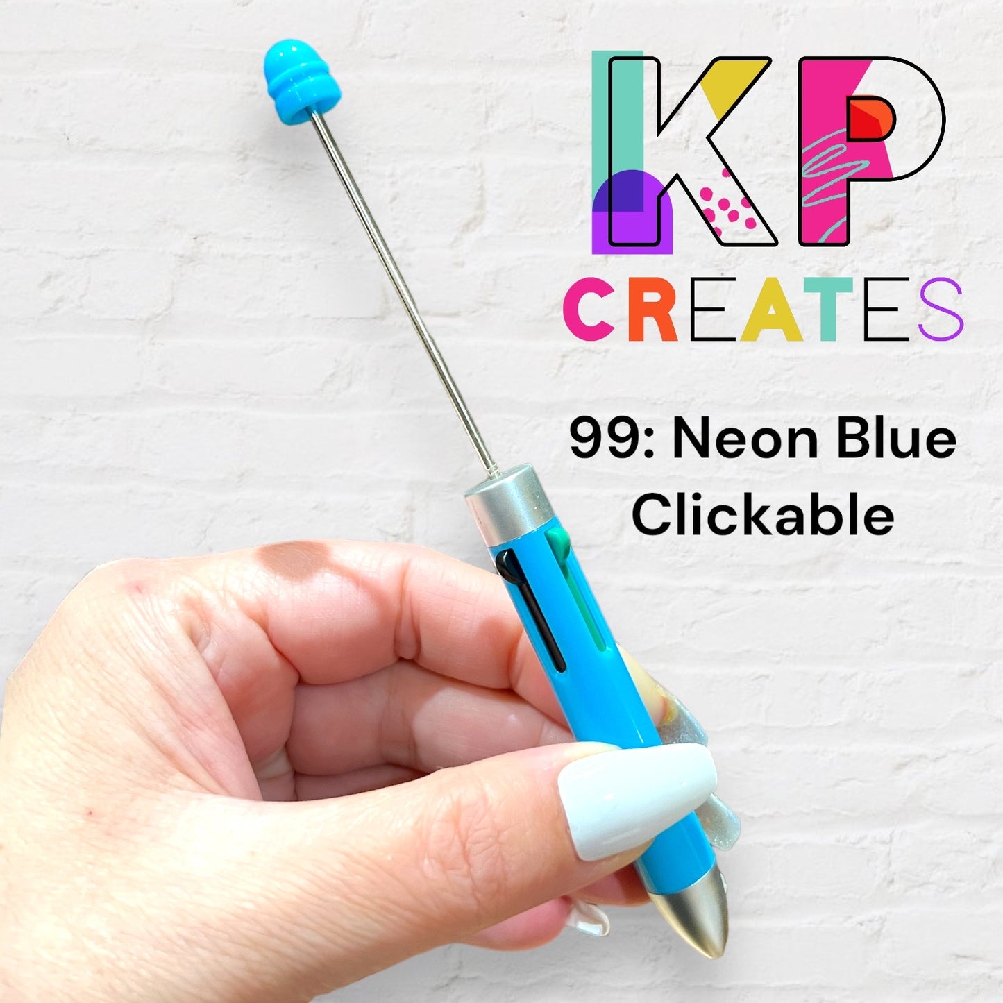 Clickable Beaded Pen Blanks