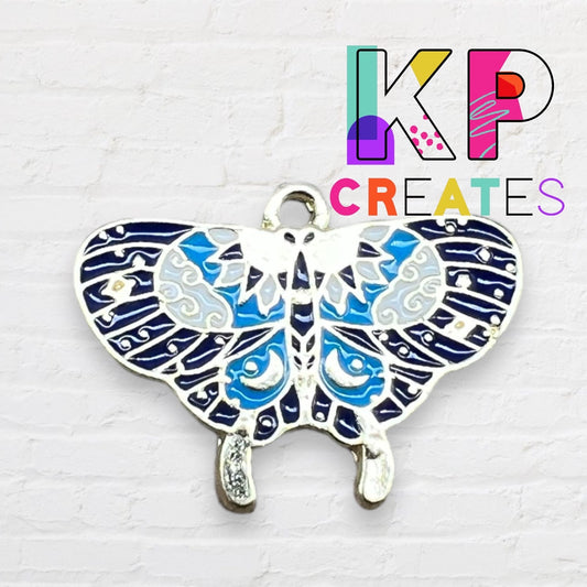 Moth Enamel Charm