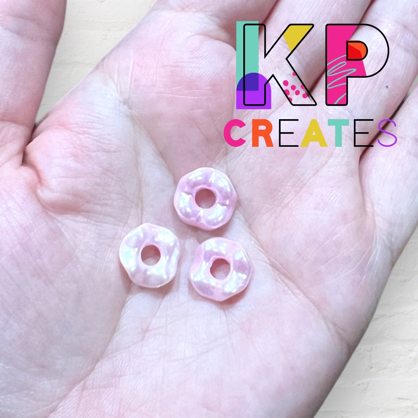 Wavy Pearl Spacer Bead