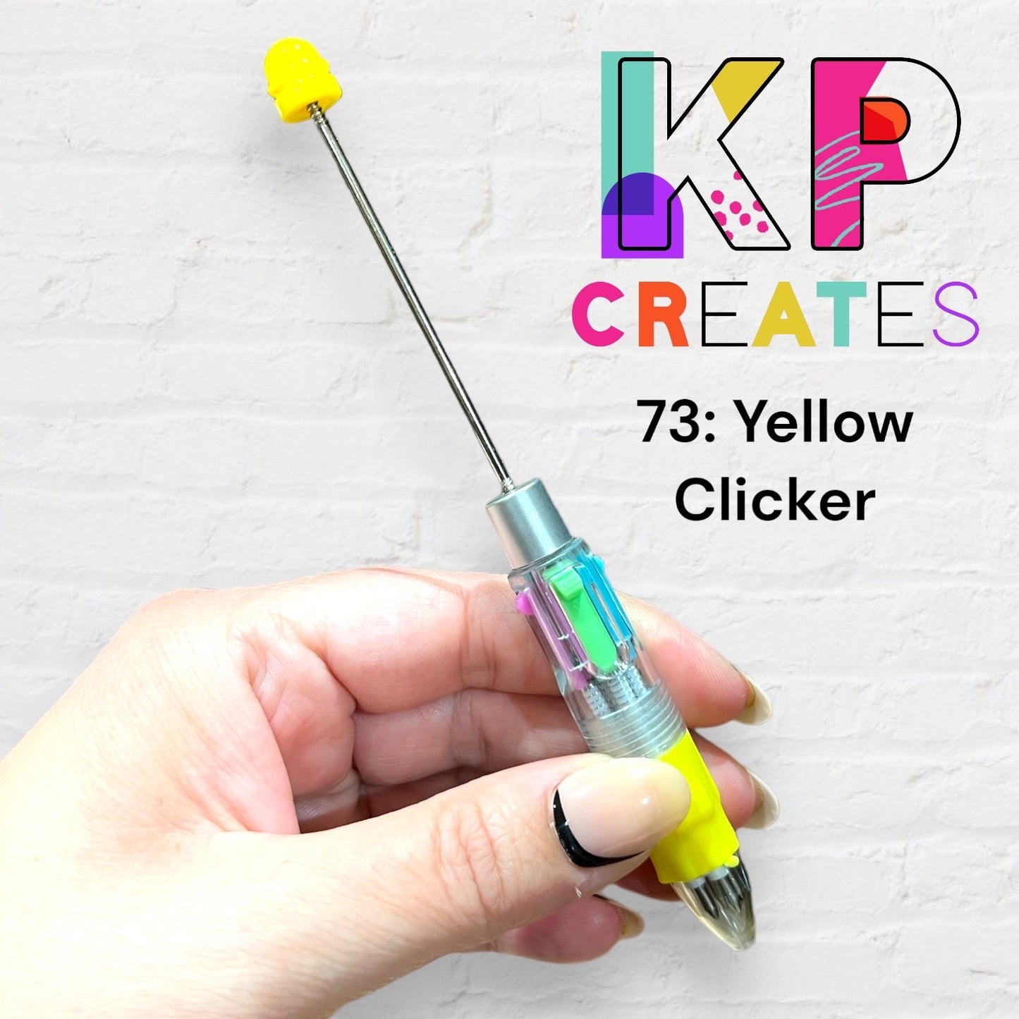 Clickable Beaded Pen Blanks