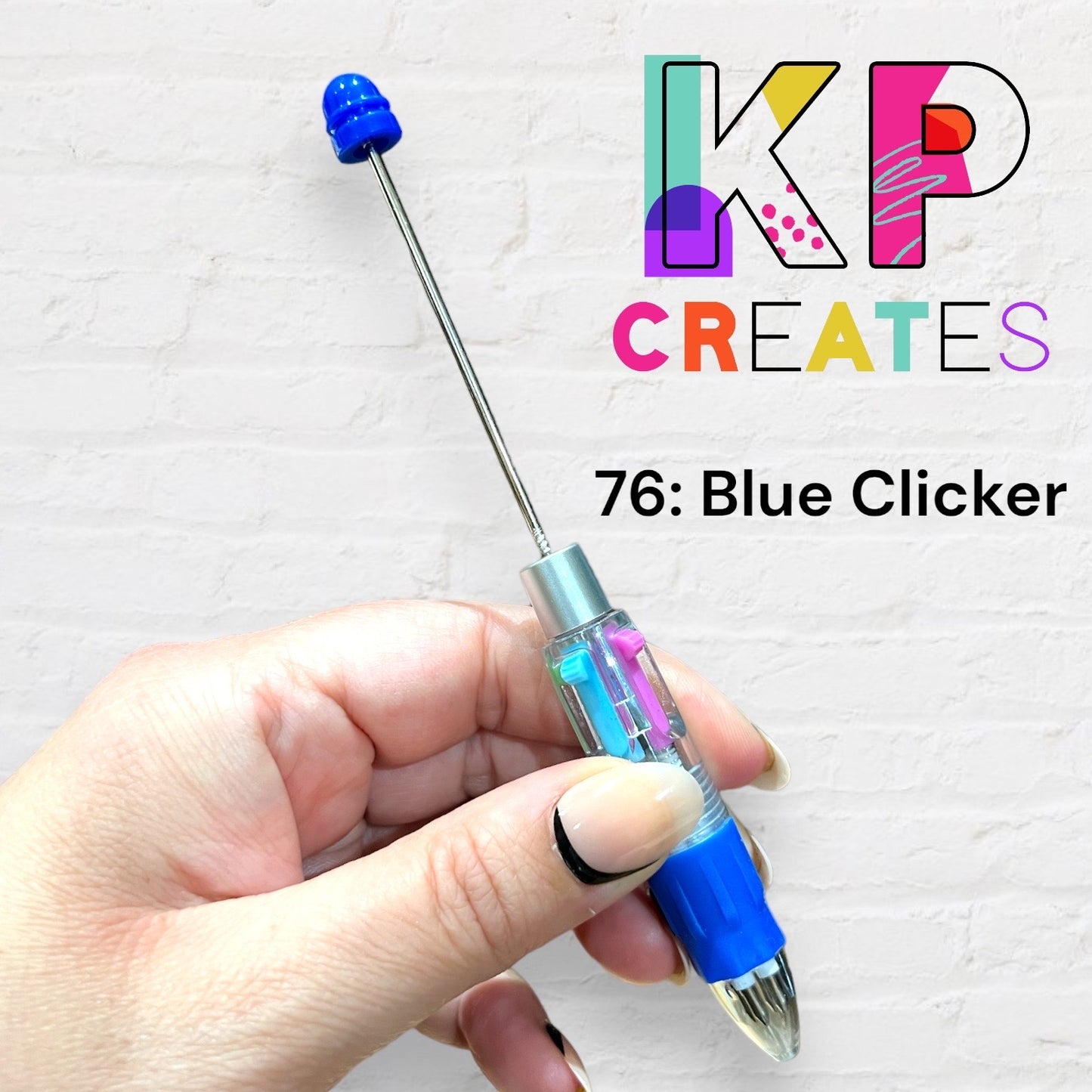 Clickable Beaded Pen Blanks