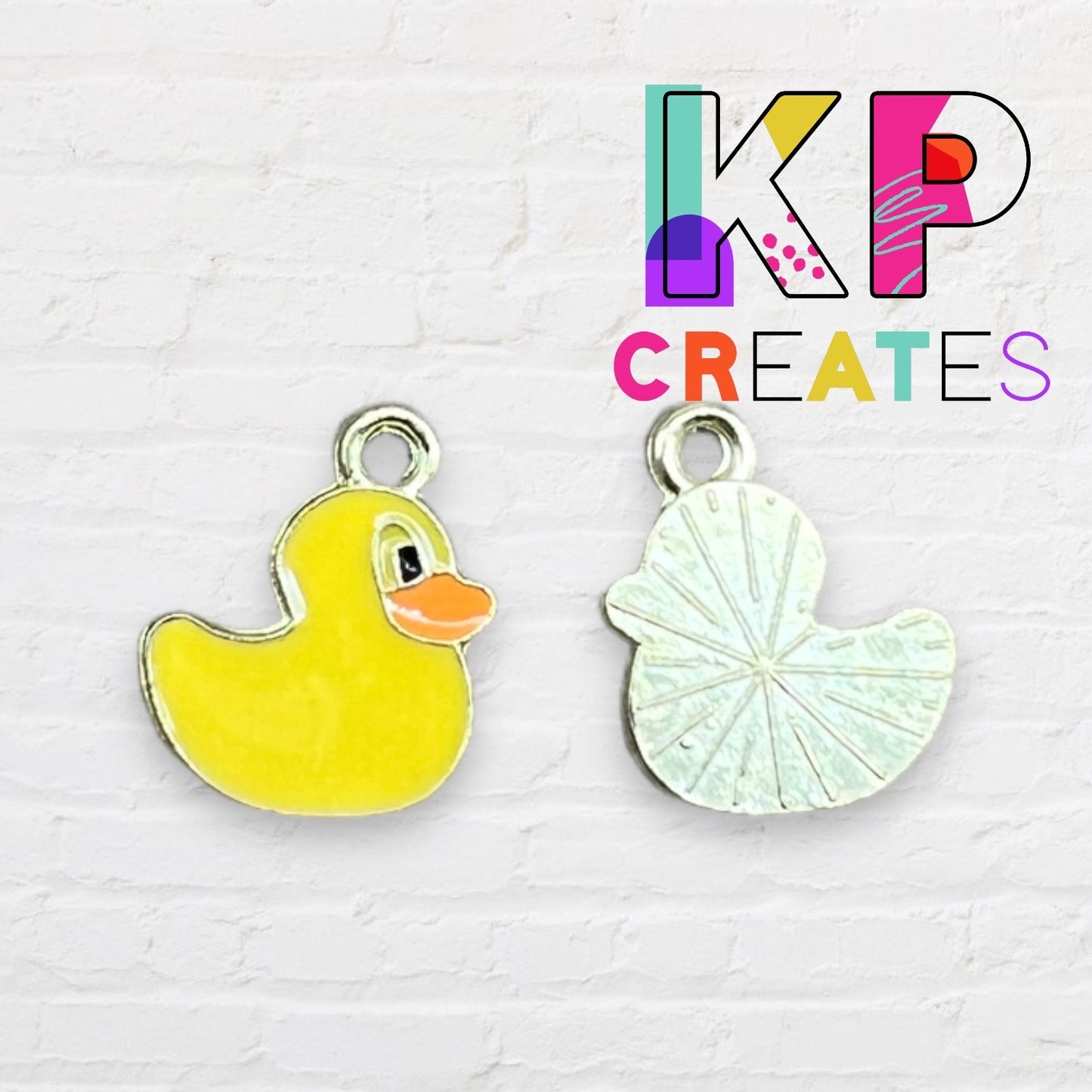 Rubber Duck Enamel Charm