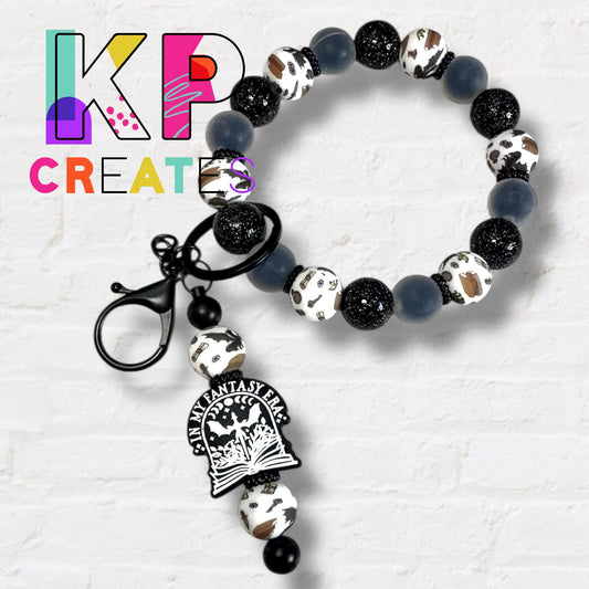 In My Fantasy Era Silicone Bead Wristlet Keychain