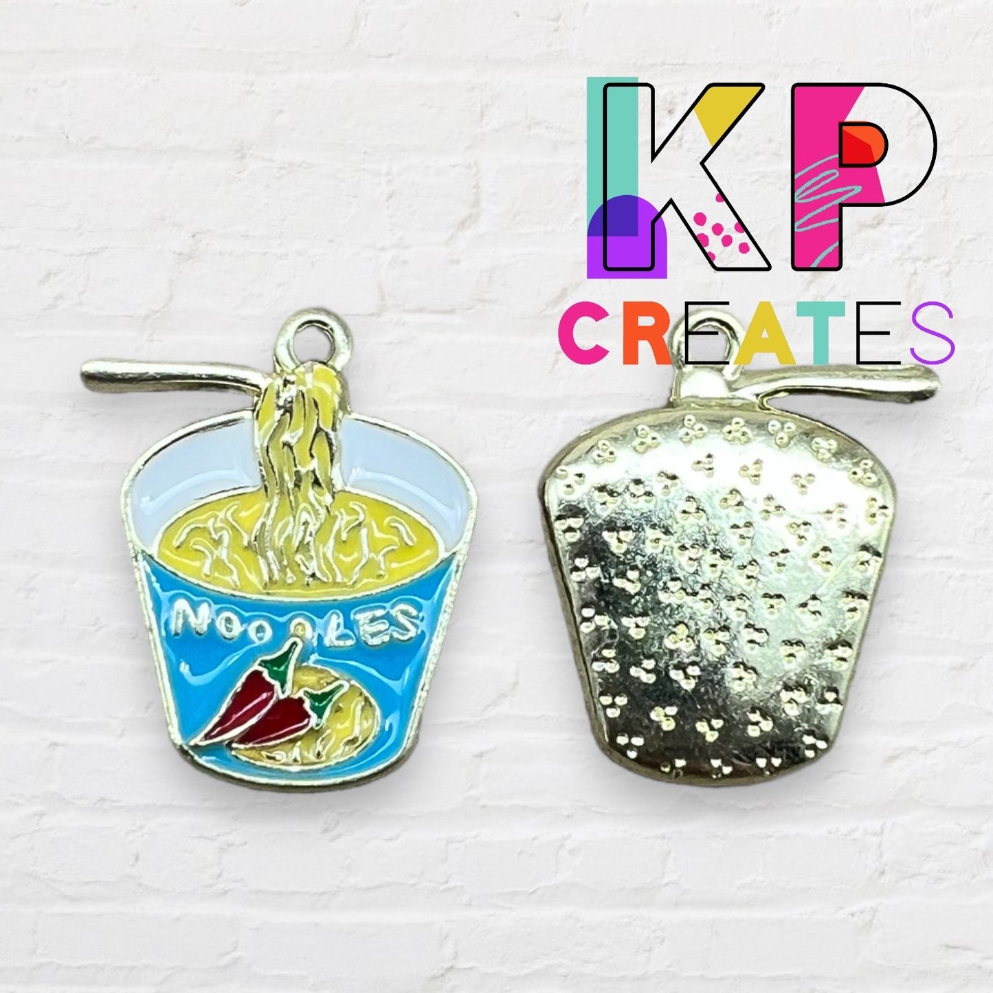 Cup of Noodles Enamel Charm