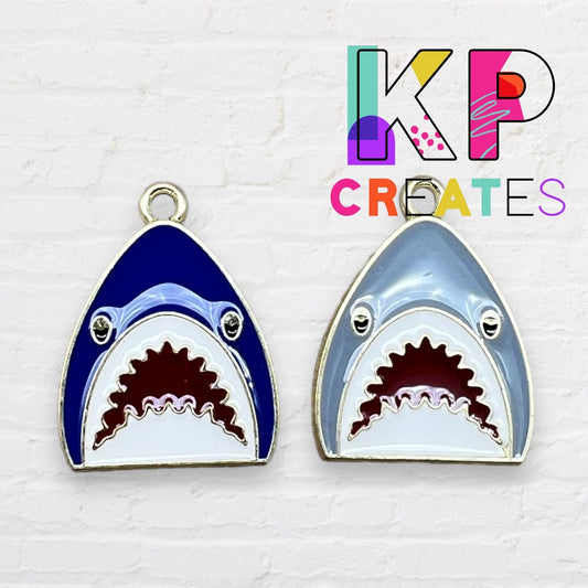 Shark Enamel Charm