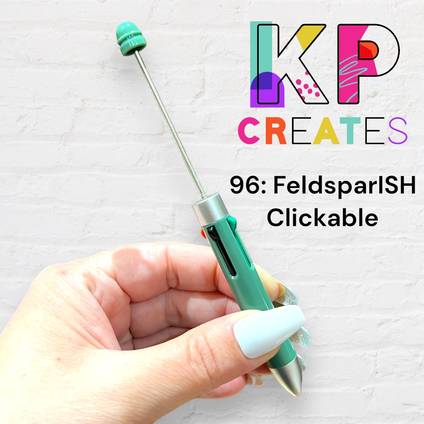 Clickable Beaded Pen Blanks