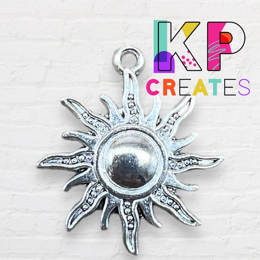 Stainless Steel Sun Charm