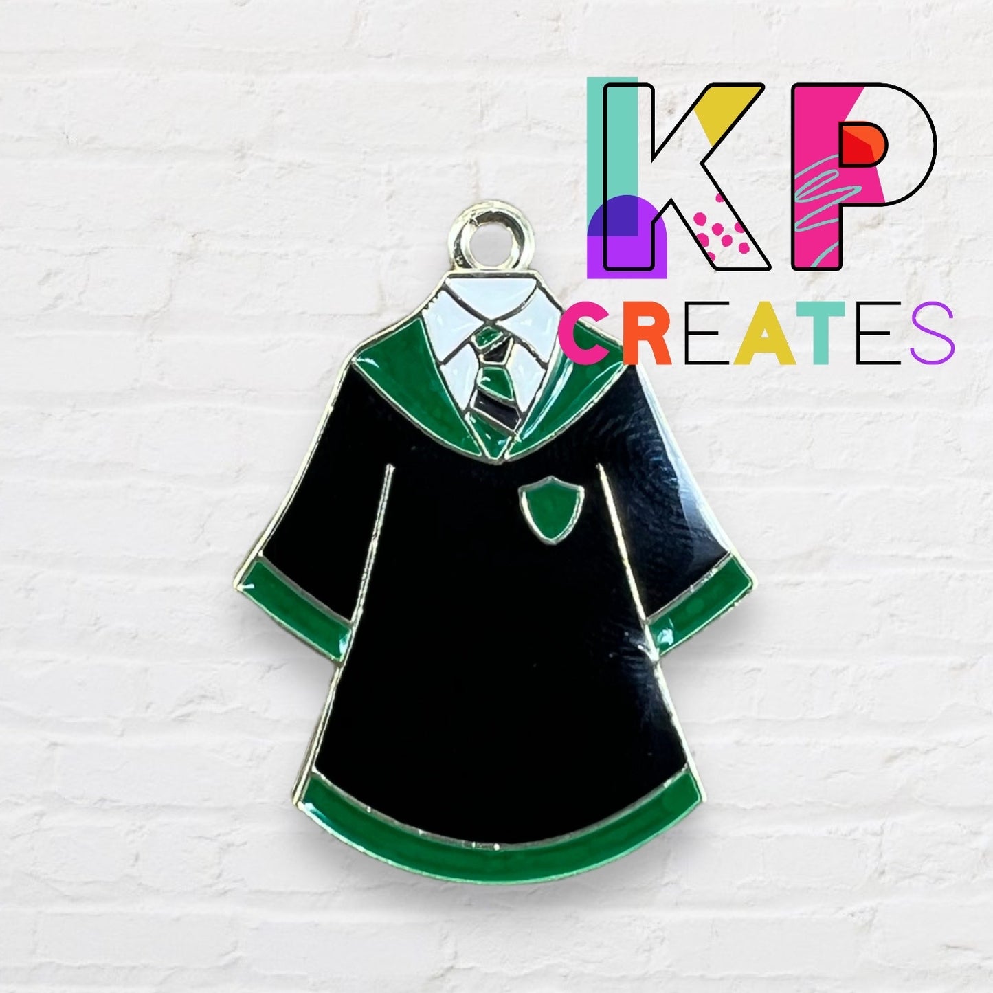 School Robe Enamel Charm