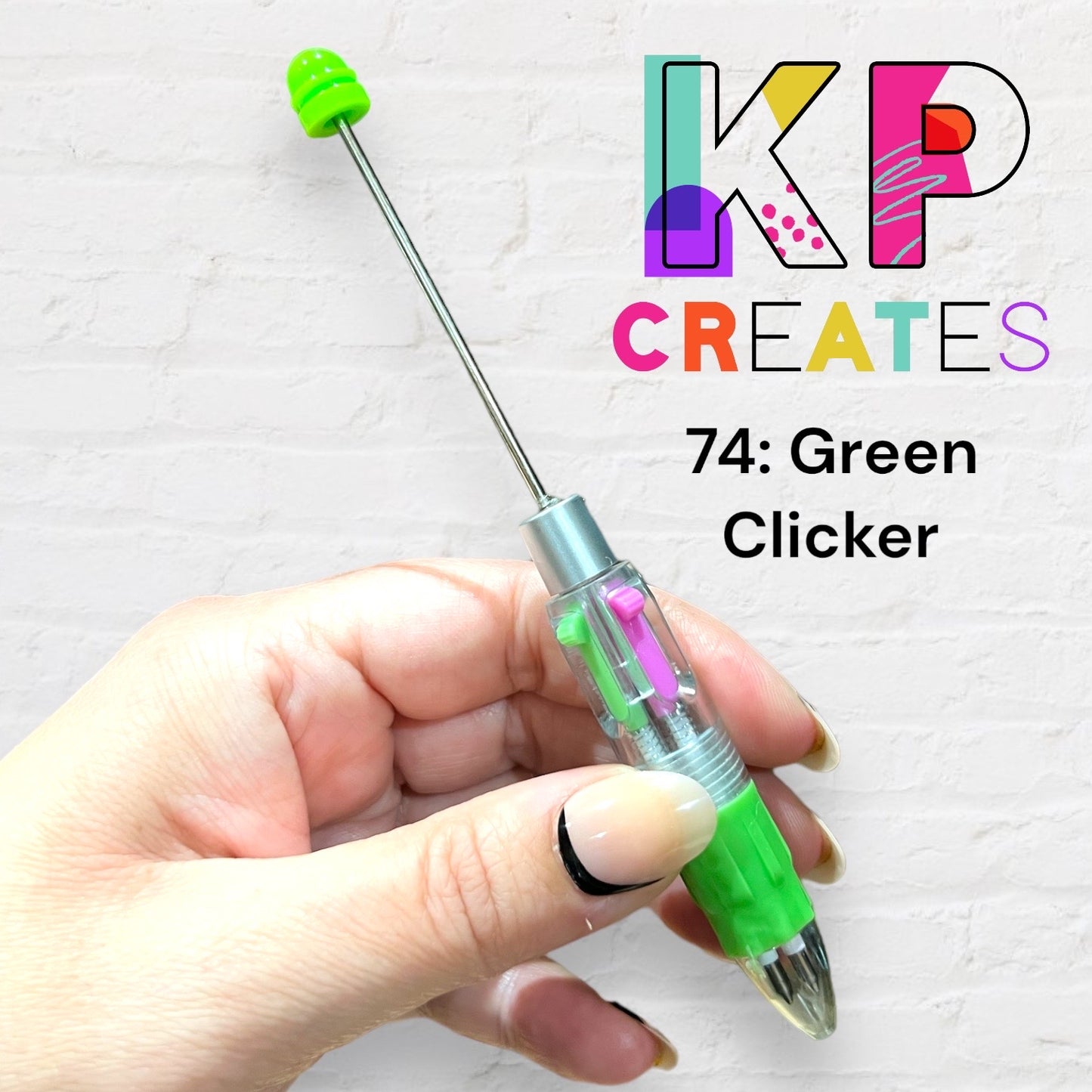 Clickable Beaded Pen Blanks