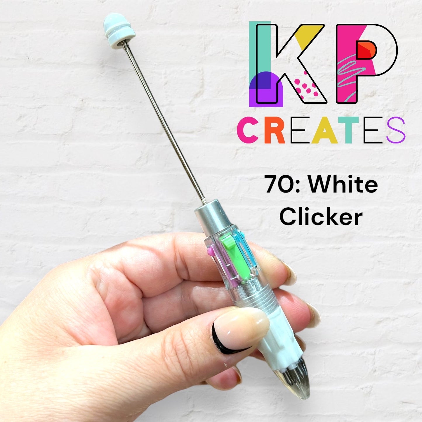 Clickable Beaded Pen Blanks