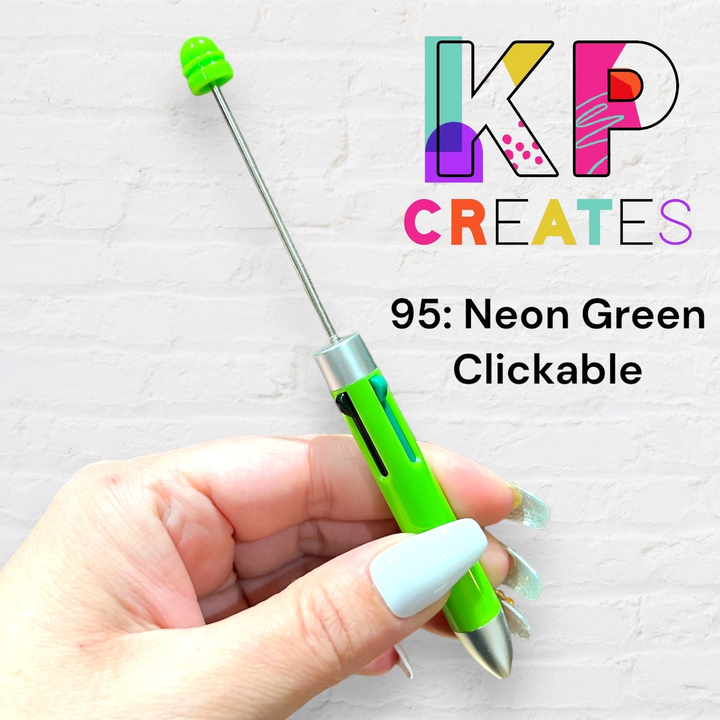 Clickable Beaded Pen Blanks