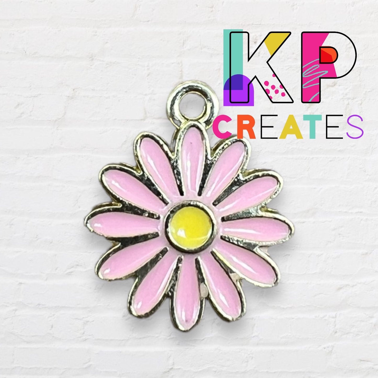 Daisy Style 2 Enamel Charm