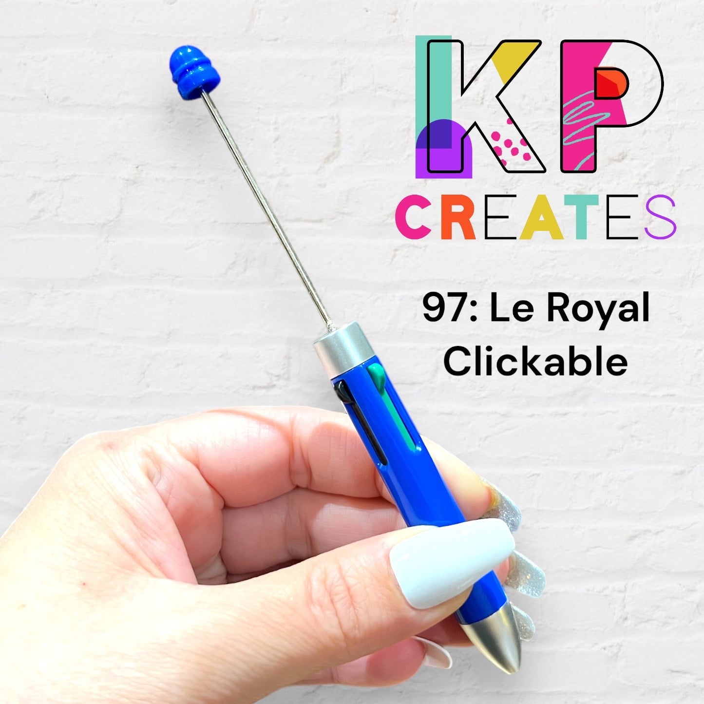 Clickable Beaded Pen Blanks