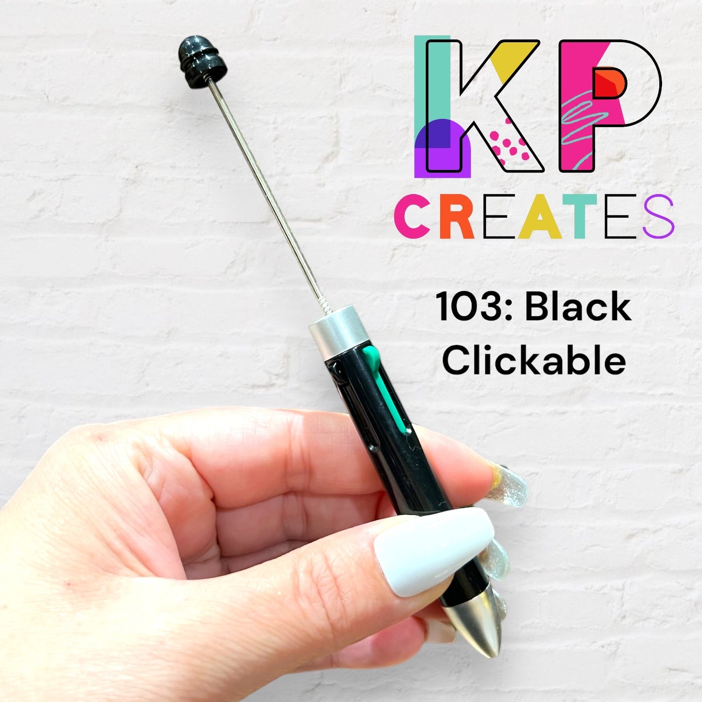 Clickable Beaded Pen Blanks