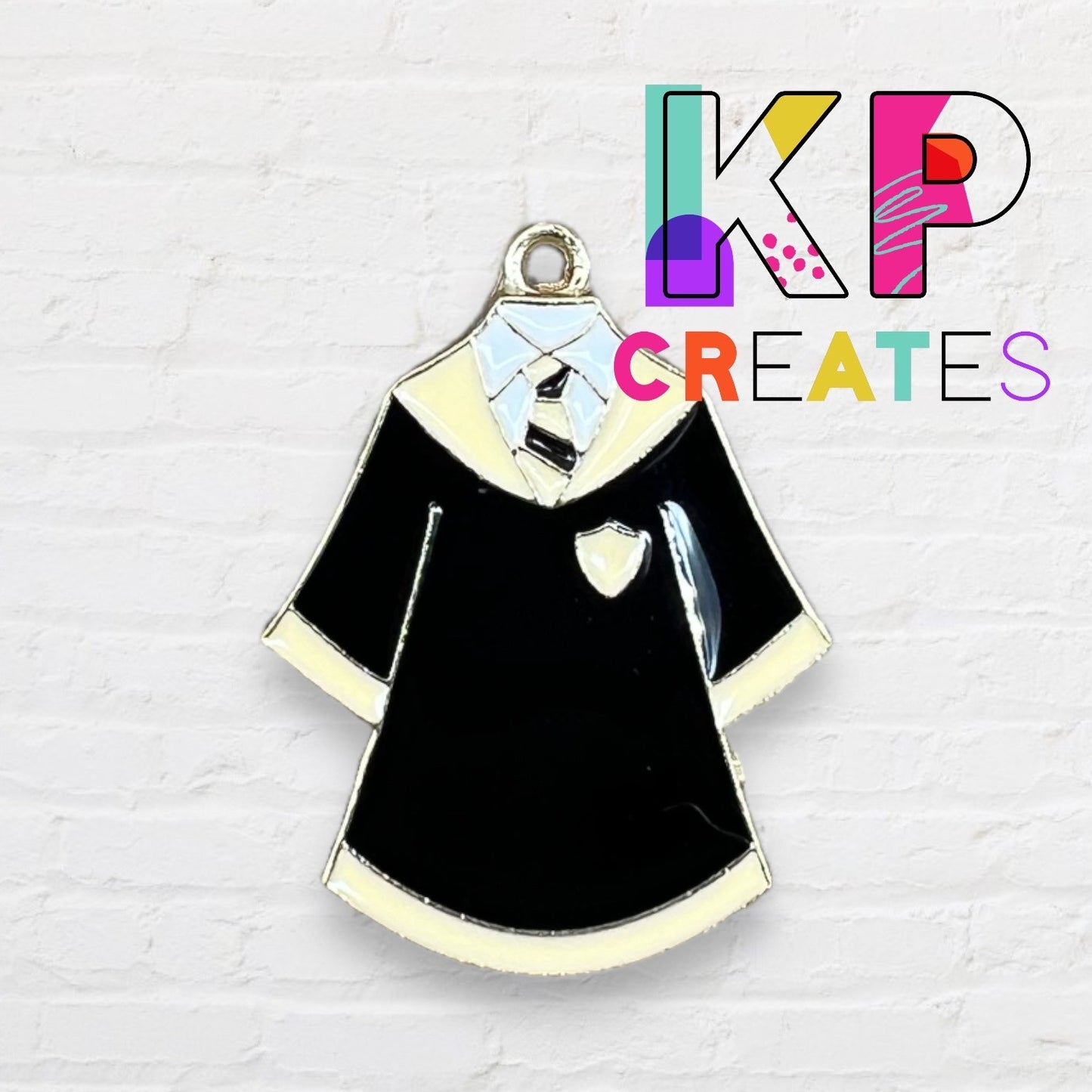 School Robe Enamel Charm