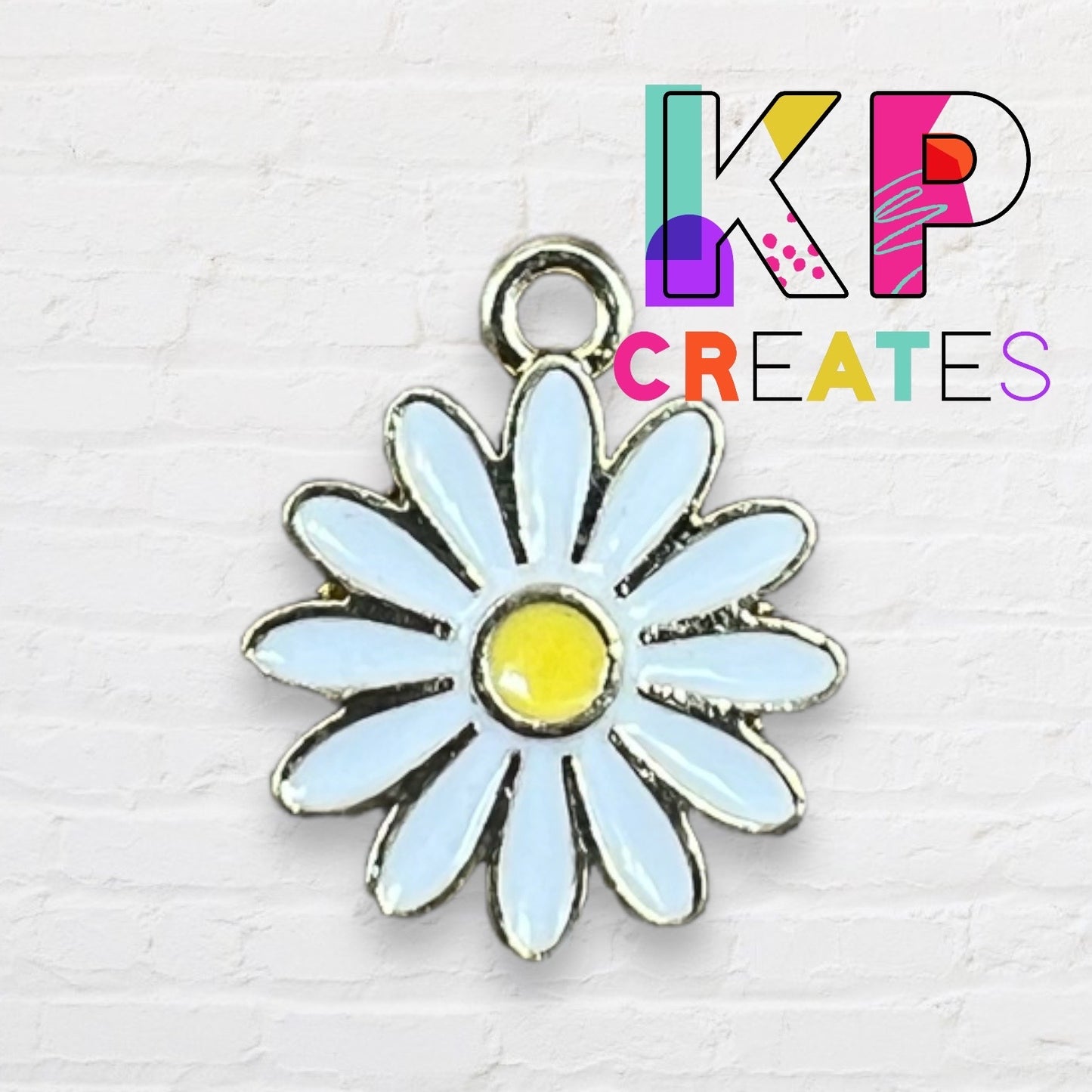 Daisy Style 2 Enamel Charm