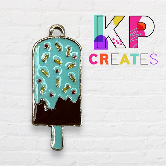 Ice Cream Popsicle Enamel Charm