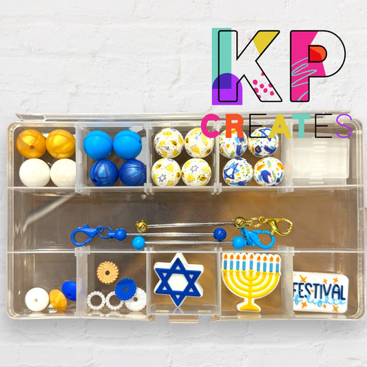 Festival of Lights DIY Beaded Zipper Pull/Charm Kit