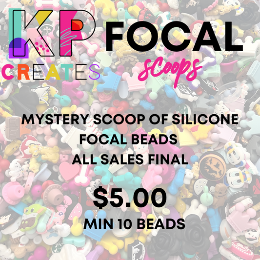 Mystery Silicone Focal Scoops